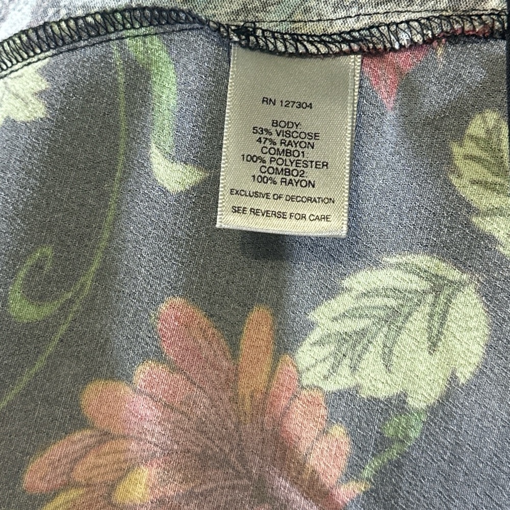 John Mark Multicolor Embroidered Patchwork Kimono… - image 7